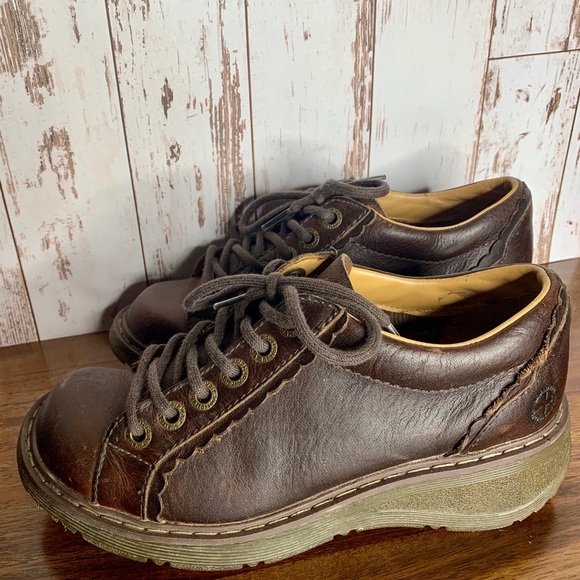 Dr. Martens Shoes - Dr. Martens Docs Vintage Leather Chunky Shoes Sz 6